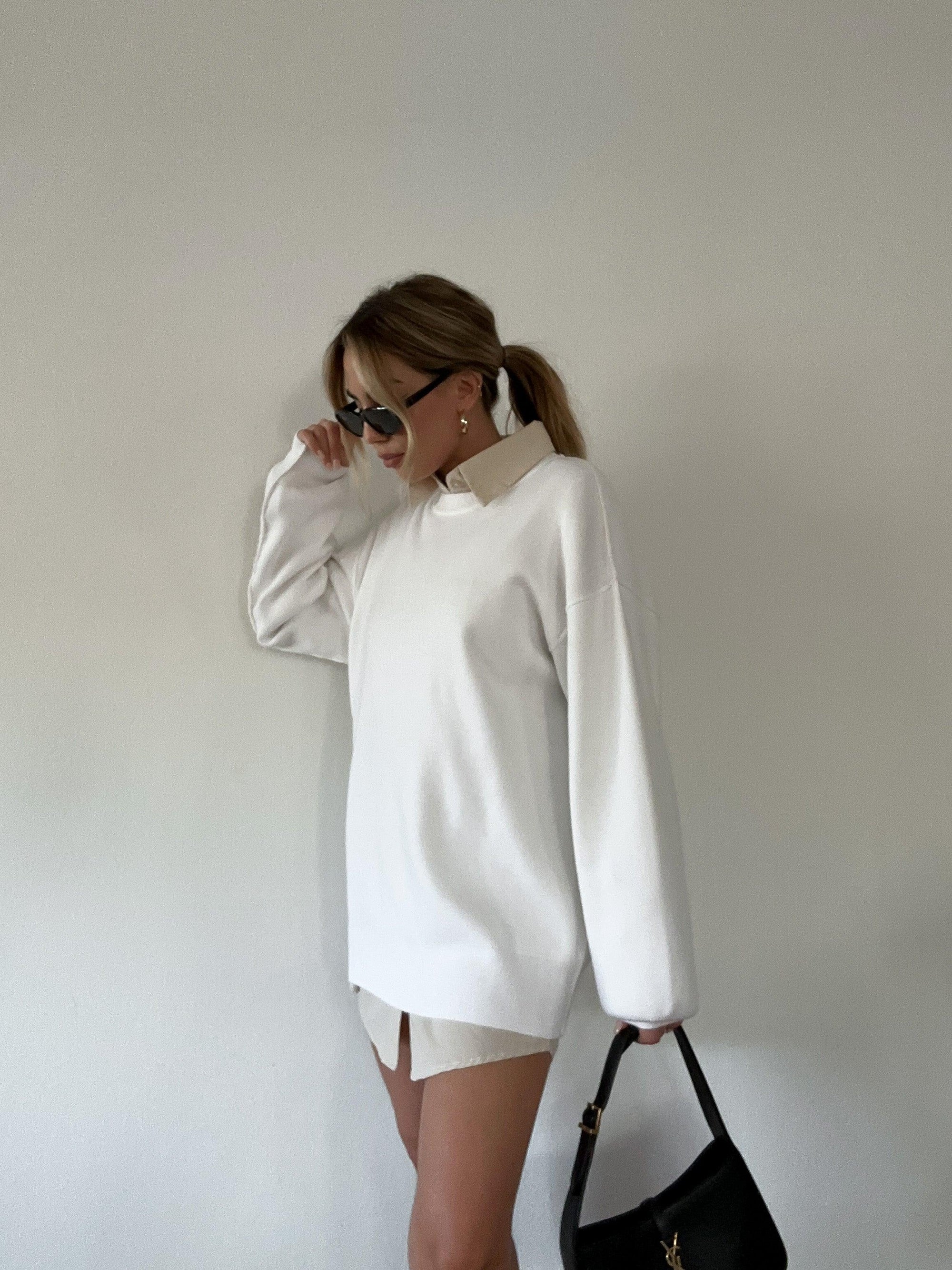 Snow On The Beach Sweater - SHOPLUNAB