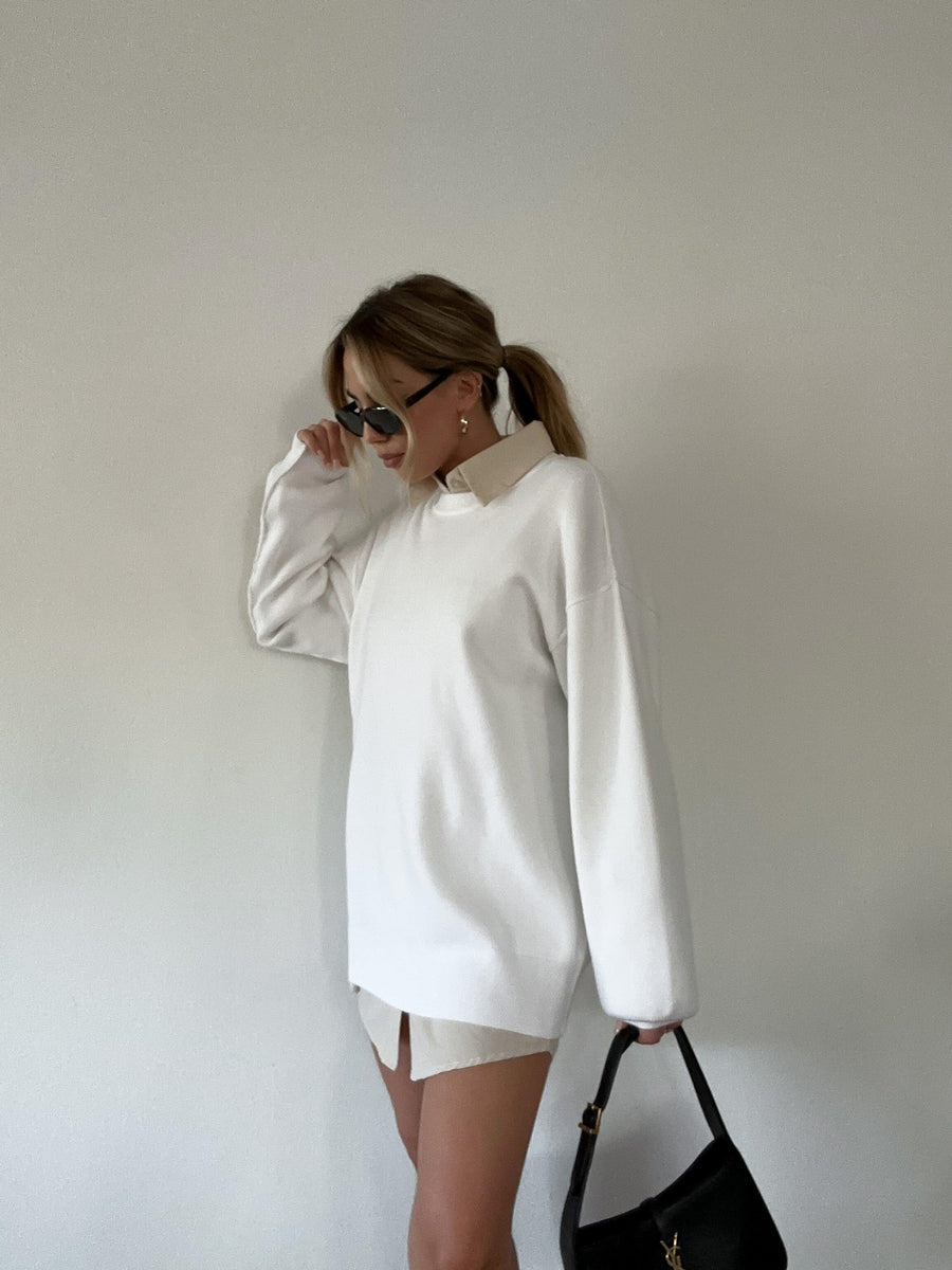 Snow On The Beach Sweater - SHOPLUNAB