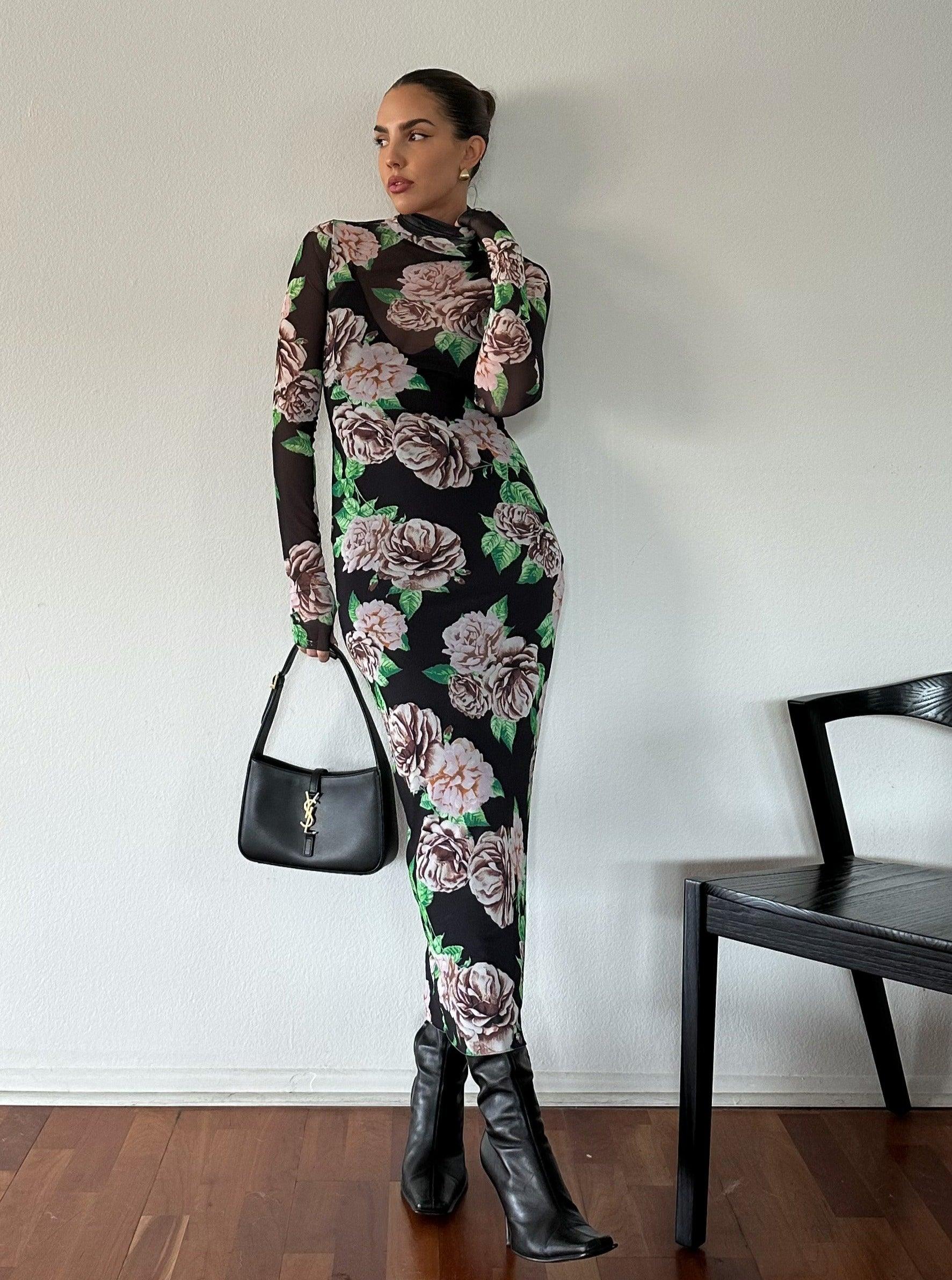 Shailene Midi Dress by AFRM - SHOPLUNAB