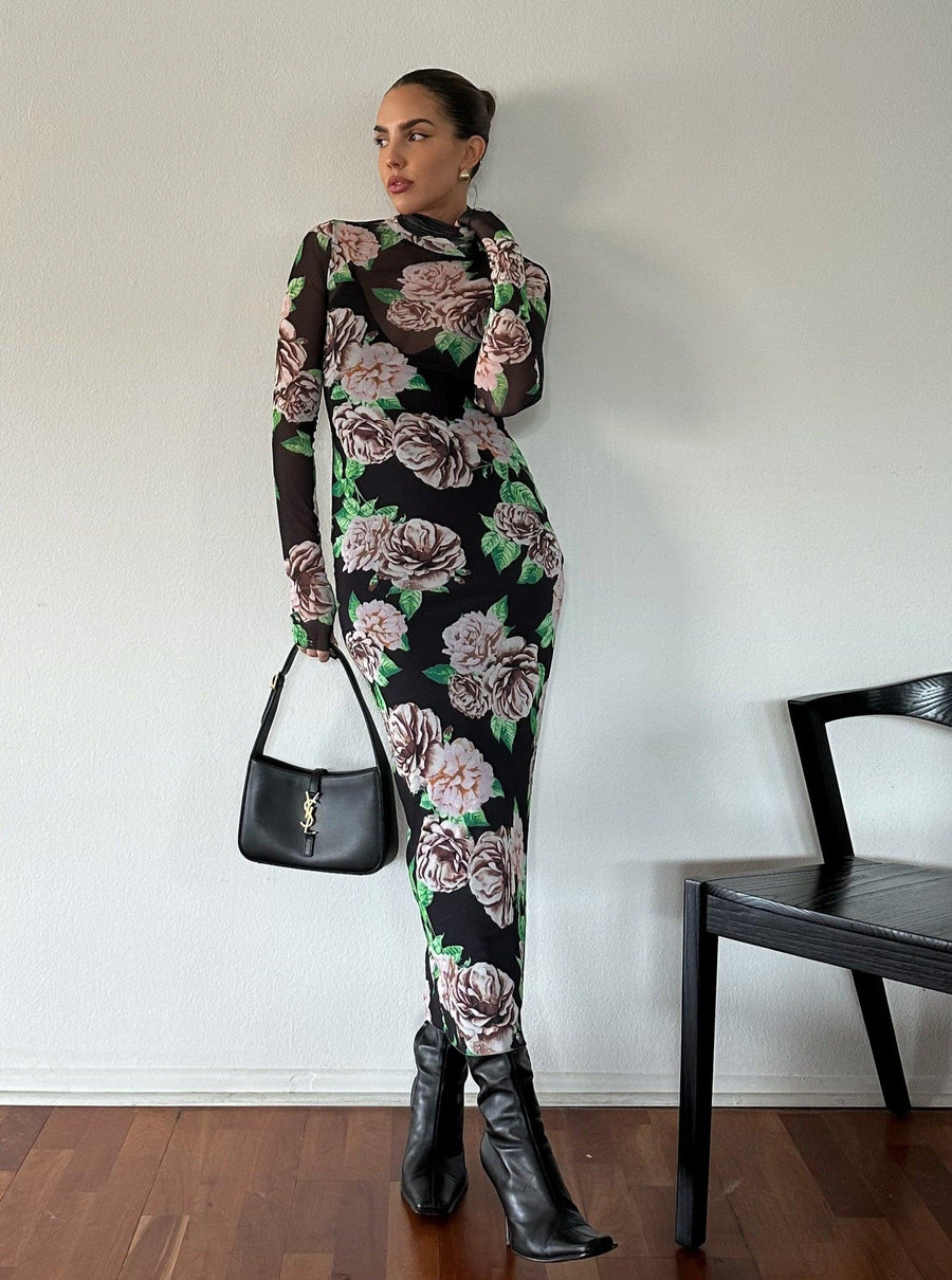Shailene Midi Dress by AFRM - SHOPLUNAB