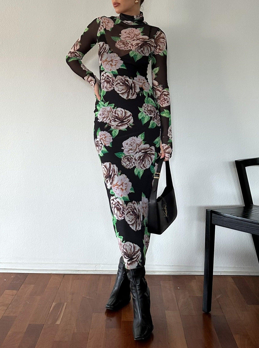 Shailene Midi Dress by AFRM - SHOPLUNAB