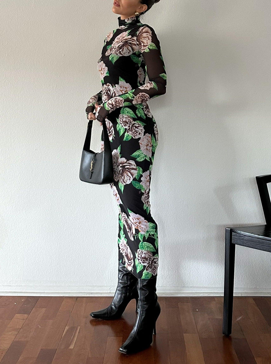Shailene Midi Dress by AFRM - SHOPLUNAB