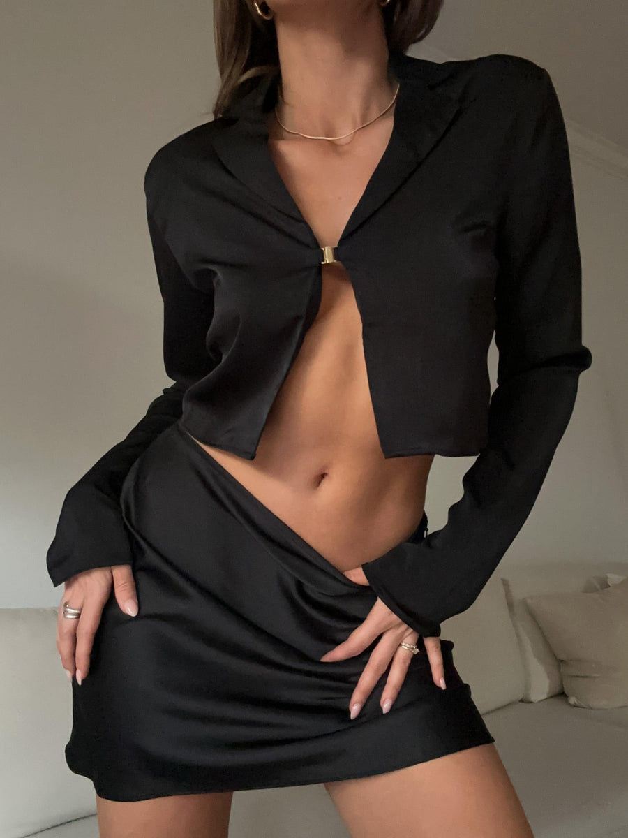 Hot Date Crop Shirt - SHOPLUNAB