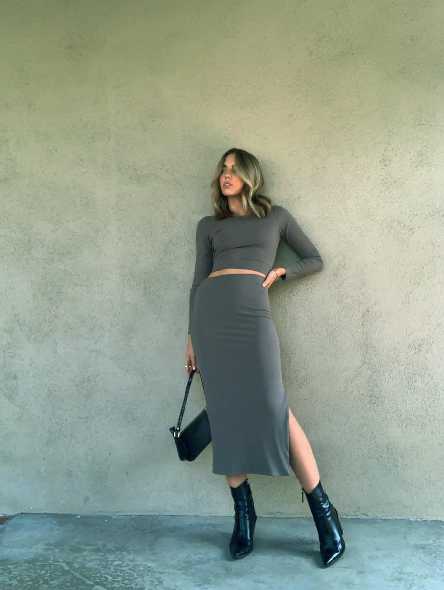 Role Model Midi Skirt - FINAL SALE - SHOPLUNAB