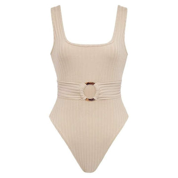 Allie (Belted) One-Piece by Montce Swim - FINAL SALE - SHOPLUNAB