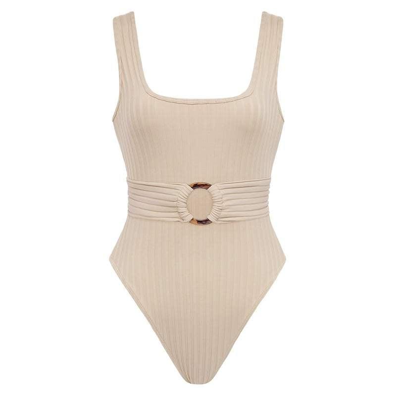 Allie (Belted) One-Piece by Montce Swim - FINAL SALE - SHOPLUNAB