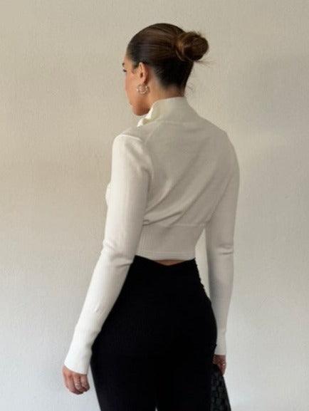 Doubt It Crop Sweater - SHOPLUNAB