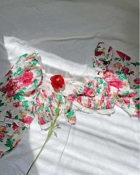 Imogen Crop Top by For Love & Lemons - FINAL SALE - SHOPLUNAB