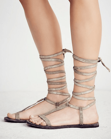 Dahlia Lace Up Sandal by Free People - FINAL SALE - SHOPLUNAB