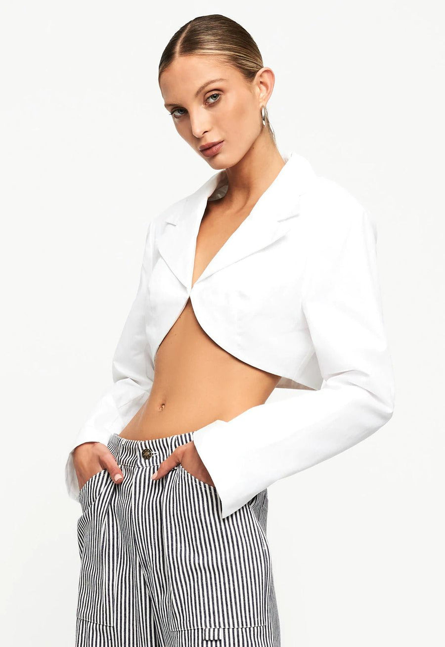 Gwyneth Crop Shirt by Lioness - SHOPLUNAB