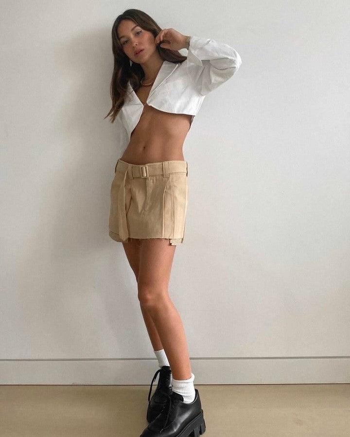 Gwyneth Crop Shirt by Lioness - SHOPLUNAB