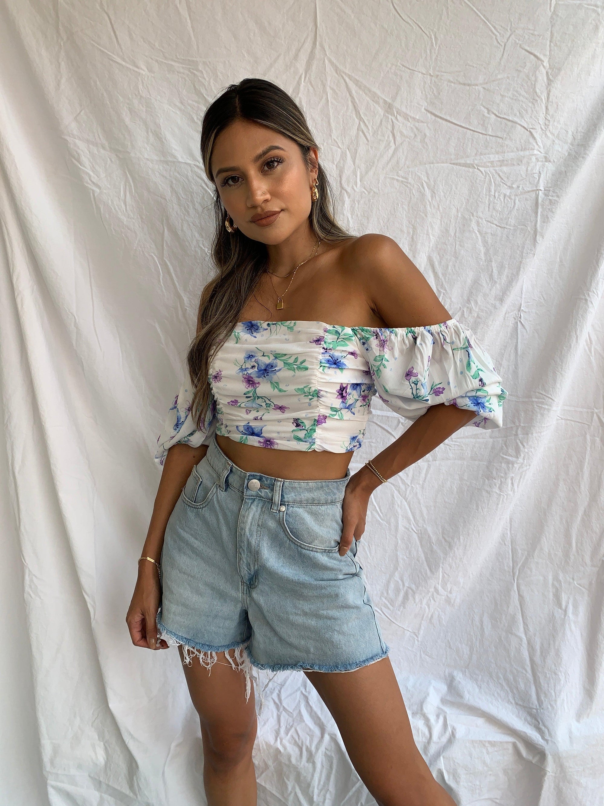 At First Sight Crop Top - FINAL SALE - SHOPLUNAB