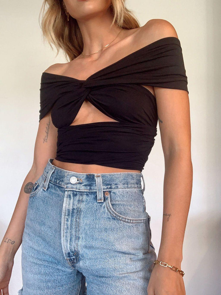 One Way Or Another Wrap Top - FINAL SALE - SHOPLUNAB