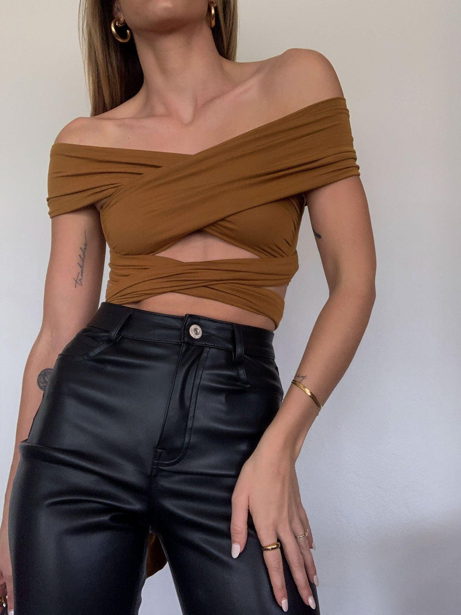 One Way Or Another Wrap Top - FINAL SALE - SHOPLUNAB