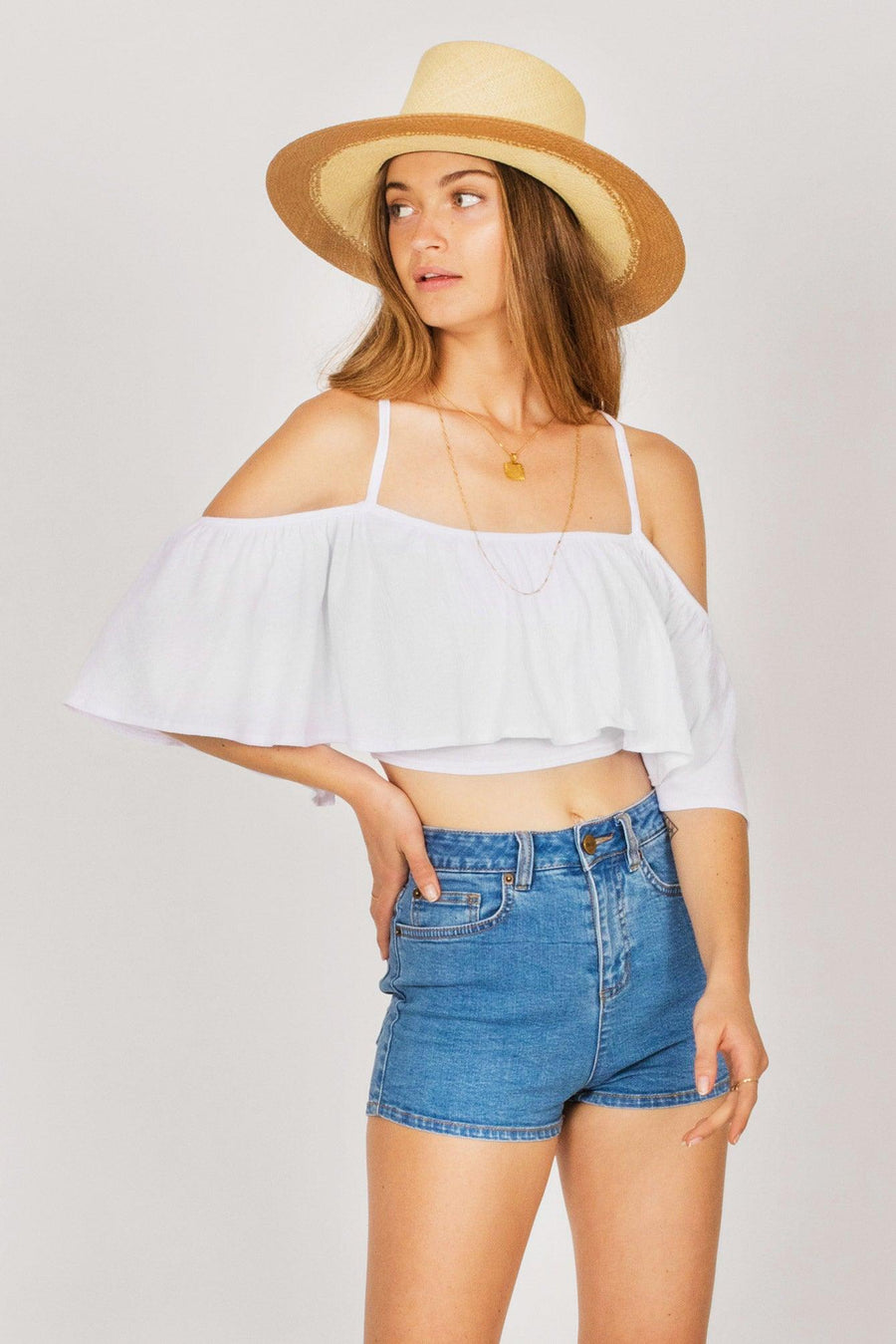 Life's A Frill Knit Top by Amuse Society - FINAL SALE - SHOPLUNAB