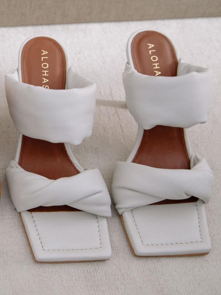 Twist Strap Heel by Alohas - FINAL SALE - SHOPLUNAB